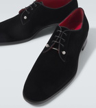 Christian Louboutin Chambeliss velvet Derby shoes