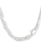 Martine Ali - S-Boxer Silver-Plated Choker Necklace - Silver