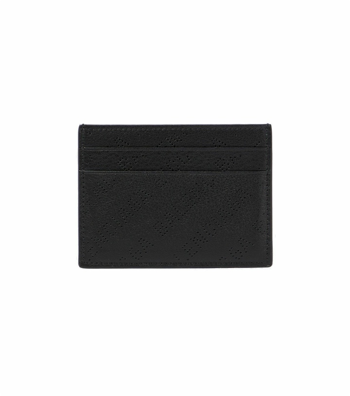Photo: Balenciaga - Logo-embossed leather cardholder