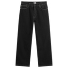 Stan Ray Men's Wide 5 Denim Jeans in Black Stone Denim