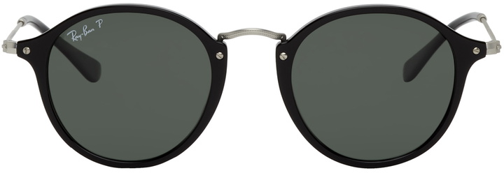 Photo: Ray-Ban Black Fleck Round Sunglasses