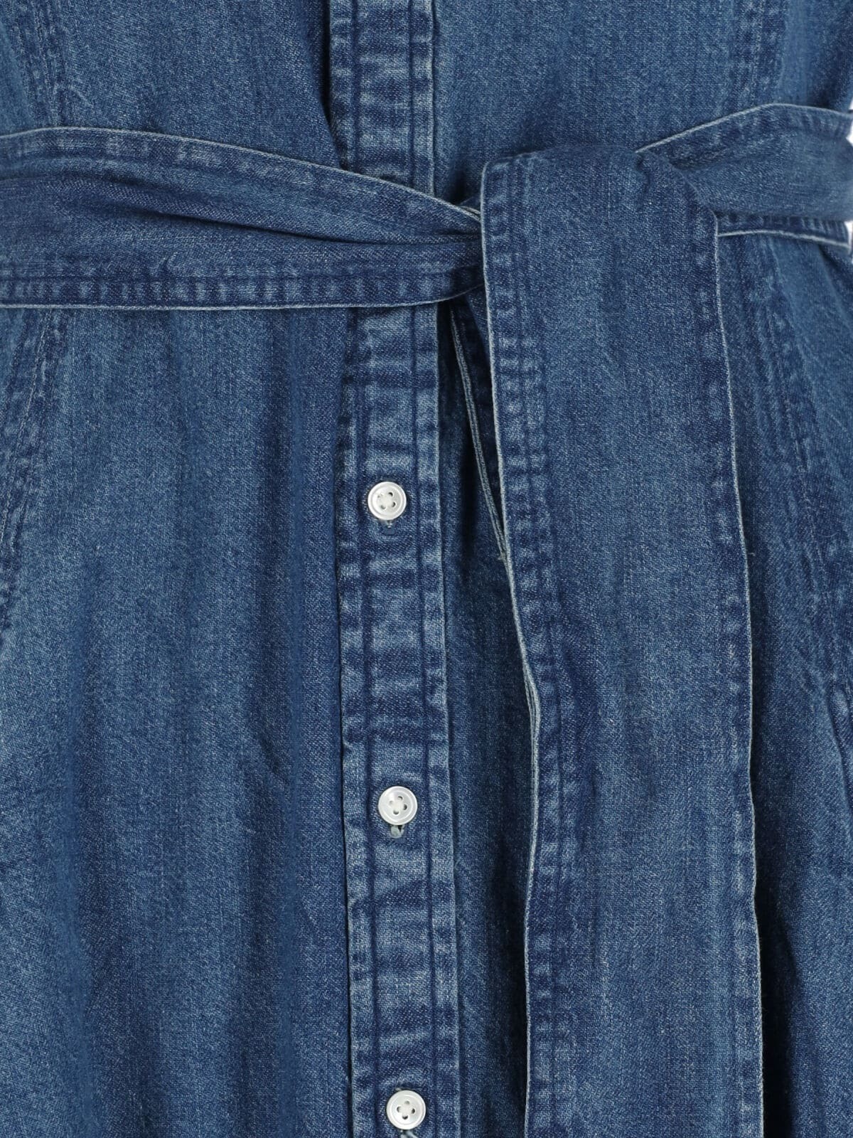 denim vest dress Savannah Medium Wash V Neck Sleeveless Denim Mini Dress S / Medium Wash
