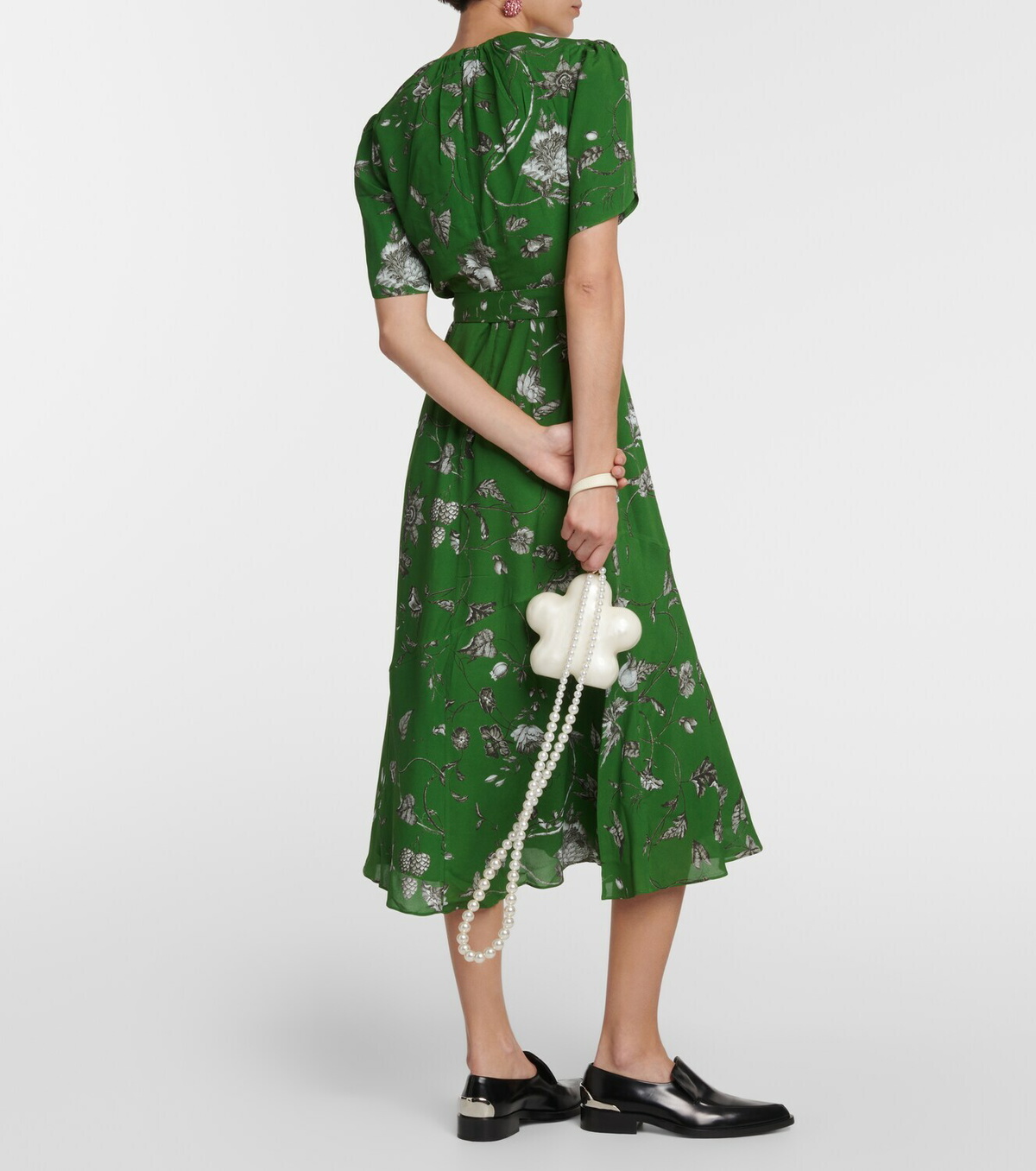 ERDEM アーデム ワンピース ブランド Floral crepe 854541 ERDEM アーデム ワンピース ブランド Floral crepe 854541