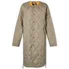 Taion Women's Crew Down Coat in Light Mocha