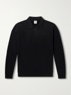 VETEMENTS - Logo-Embroidered Distressed Cotton-Jersey Sweatshirt - Black