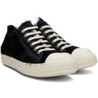 Rick Owens Black Tower Low Sneaks Sneakers