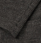 Barena - Dark-Grey Slim-Fit Unstructured Puppytooth Virgin Wool Blazer - Brown