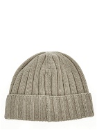 Moncler Logo Patch Knit Beanie Hat