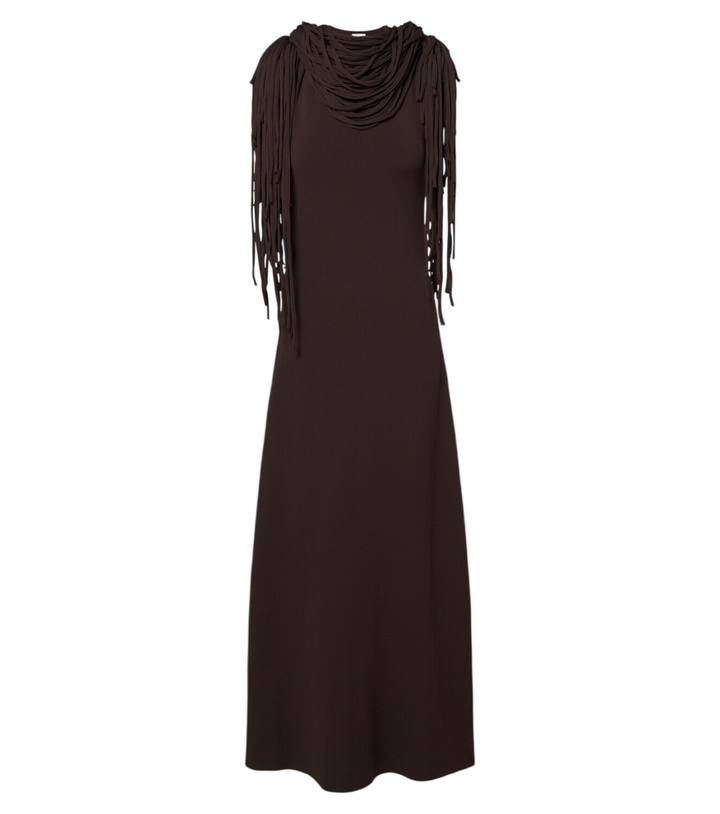 Photo: Altuzarra Fringed jersey maxi dress