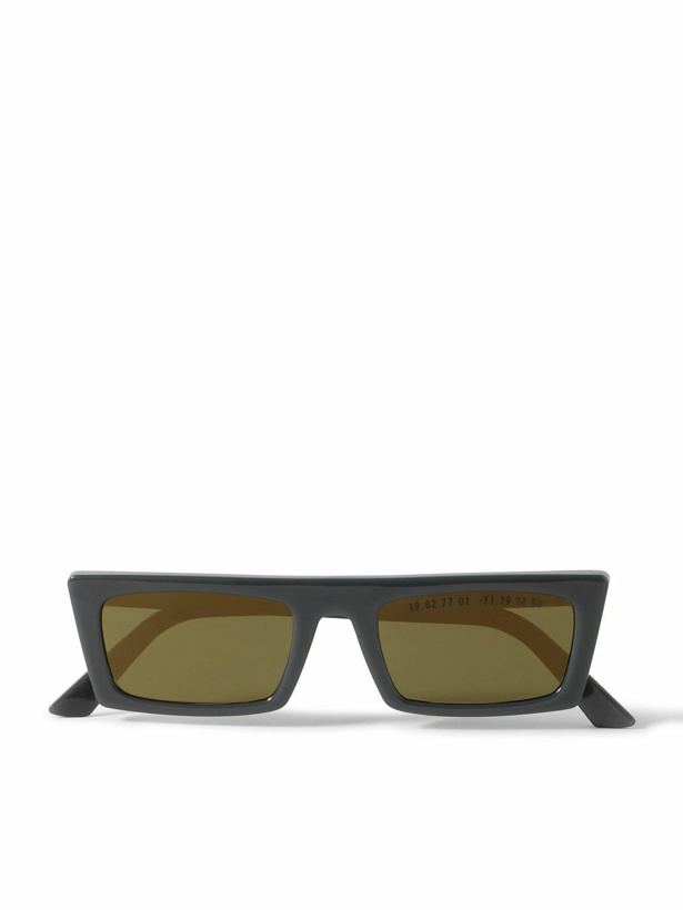 Photo: CLEAN WAVES - Parley for the Oceans Type 03 Low Rectangular-Frame Recyled-Acetate Sunglasses