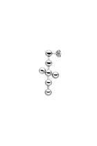 Diesel Stainless Steel Drop Earring - Earrings - Unisex - Silver