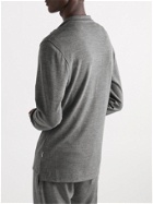 Orlebar Brown - Neilson Merino Wool-Blend Half-Zip Sweatshirt - Gray
