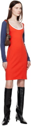 Saks Potts Blue & Red Elo Minidress