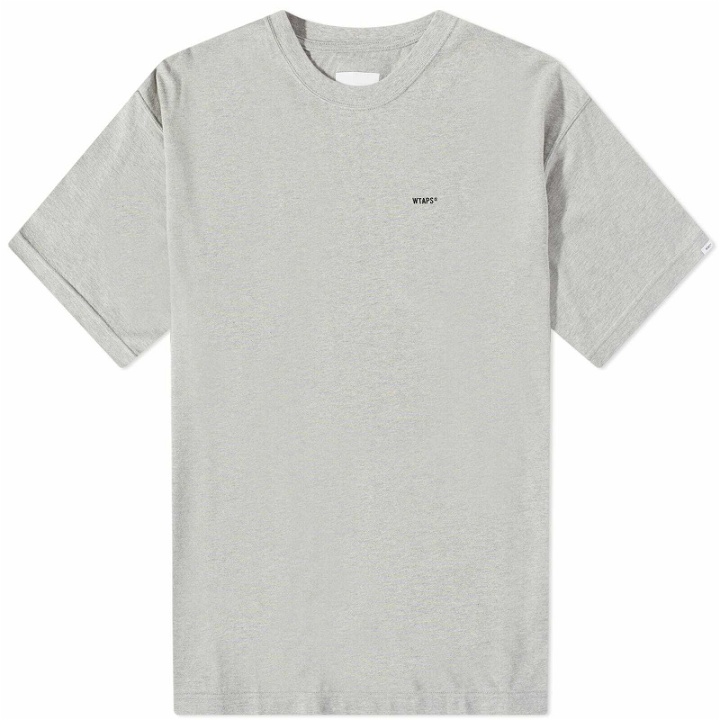 Photo: WTAPS Men's 4 Logo T-Shirt in Ash Grey