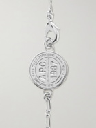 A.P.C. - Logo-Engraved Silver-Tone Bracelet - Silver