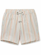 Onia - Charles Straight-Leg Long-Length Striped Swim Shorts - Multi