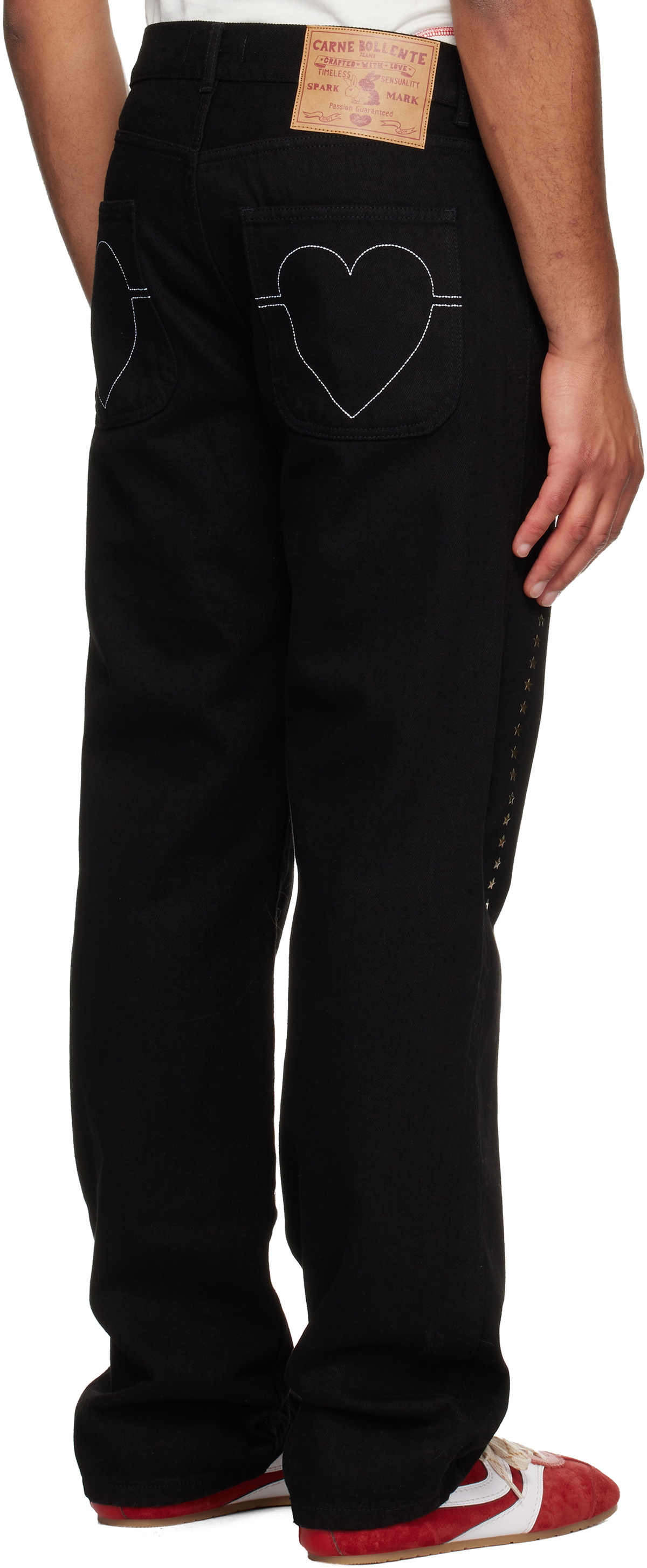 Carne Bollente Black Heart Break Jeans