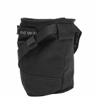Gramicci Men's x And Wander Patchwork Chalk Pouch in Black