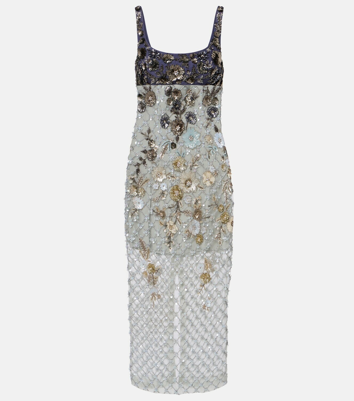 Là Fuori Nyx Bloom Aurora embellished cocktail dress