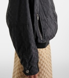 Gucci GG cotton-trimmed jacket
