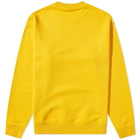 Napapijri Men's Patch Logo Crew Sweat in Yellow