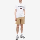 Napapijri Men's Logo Flag T-Shirt in White