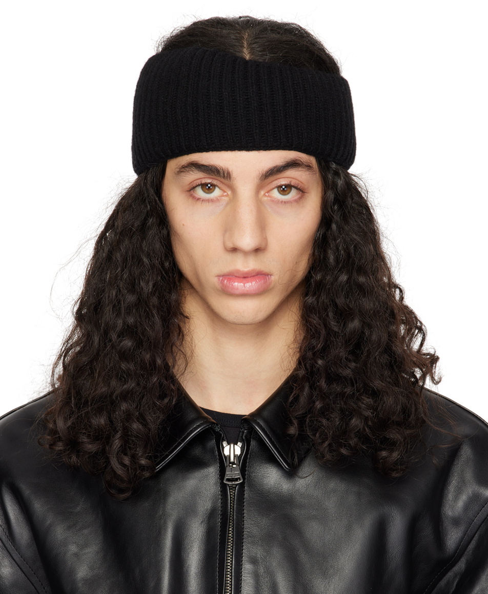 ANN DEMEULEMEESTER ヘアバンド M size Ann Demeulemeester Black Matteo Headband Ann Demeulemeester