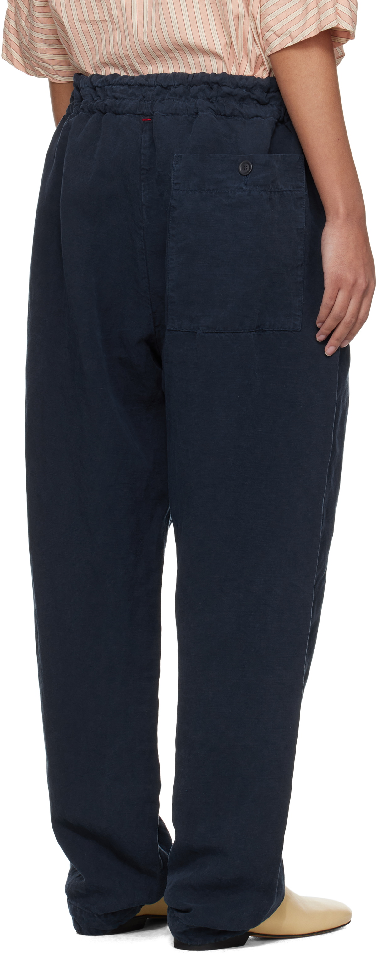 CASEY CASEY Navy Denmark Trousers