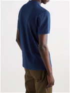 Sunspel - Pima Cotton-Piqué Polo Shirt - Blue