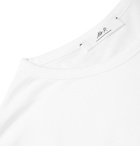Mr P. - MR PORTER Health In Mind Printed Mélange Cotton-Jersey T-Shirt - White