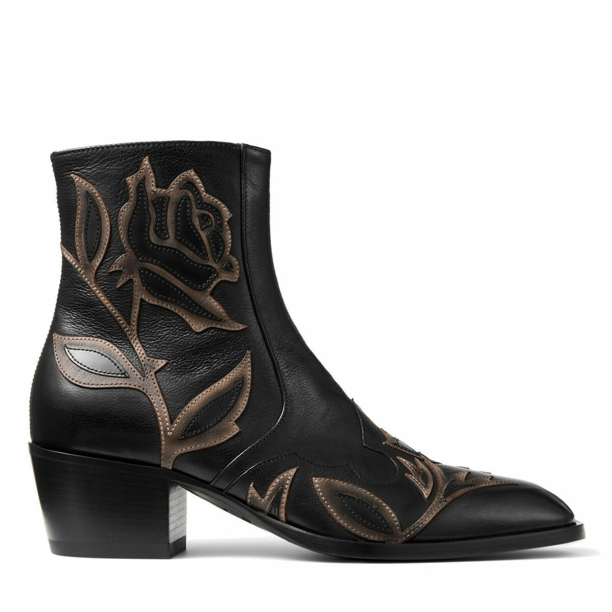 Achilles Ion Gabriel Black Bang Ankle Boots