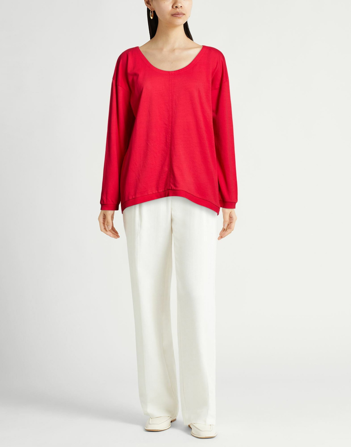 Crossley Womens Sweatshirt in Red