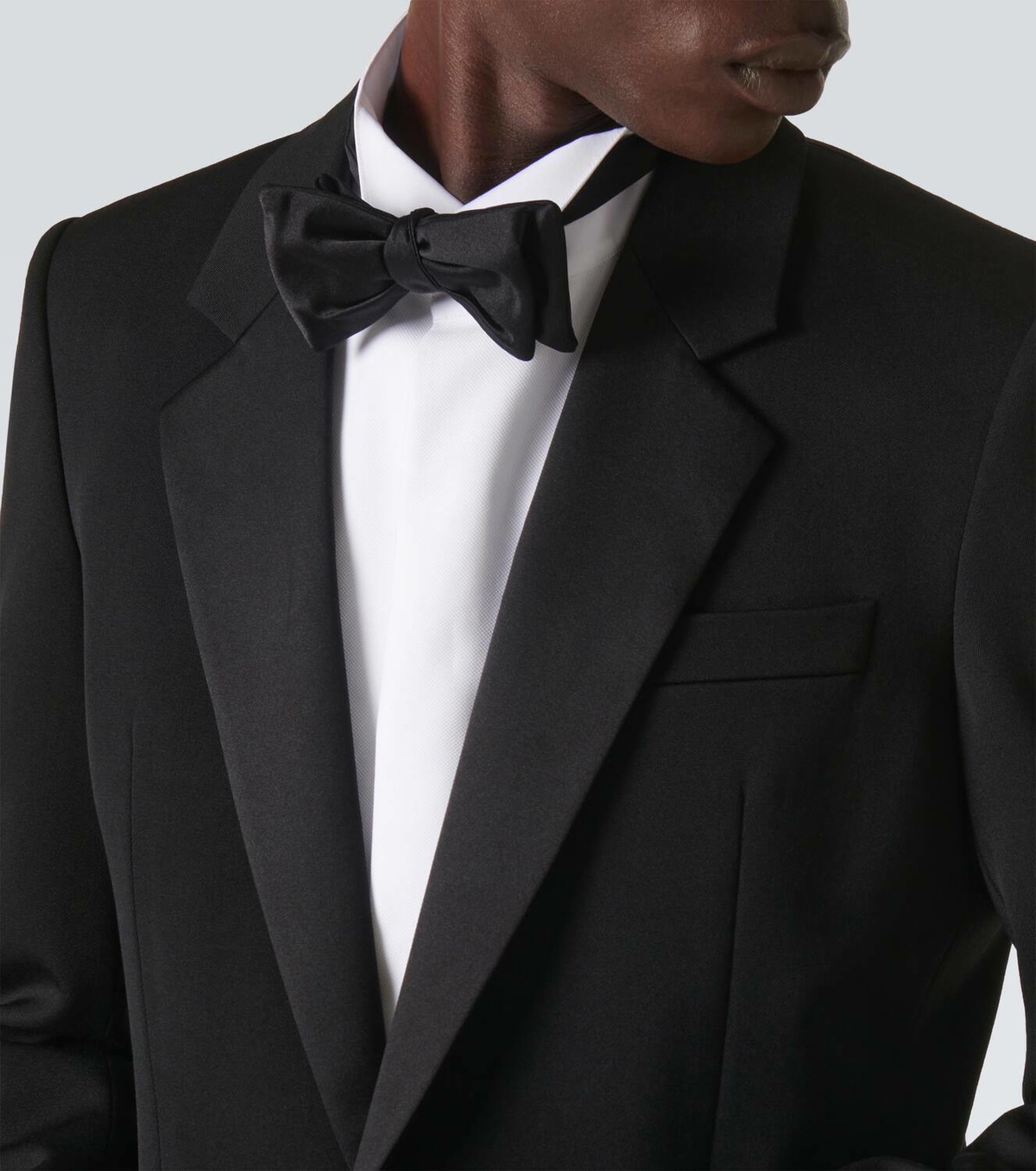 Saint Laurent Wool grain de poudre tuxedo jacket Saint Laurent