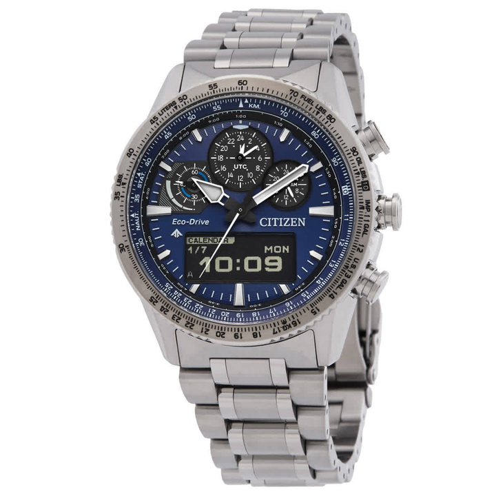 Photo: Citizen Promaster Skyhawk U830 Analog-Digital Blue Dial Mens Watch JV2000-51L