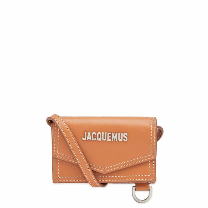 Photo: Jacquemus Men's Le Porte Azur Cross Body Bag in Light Brown