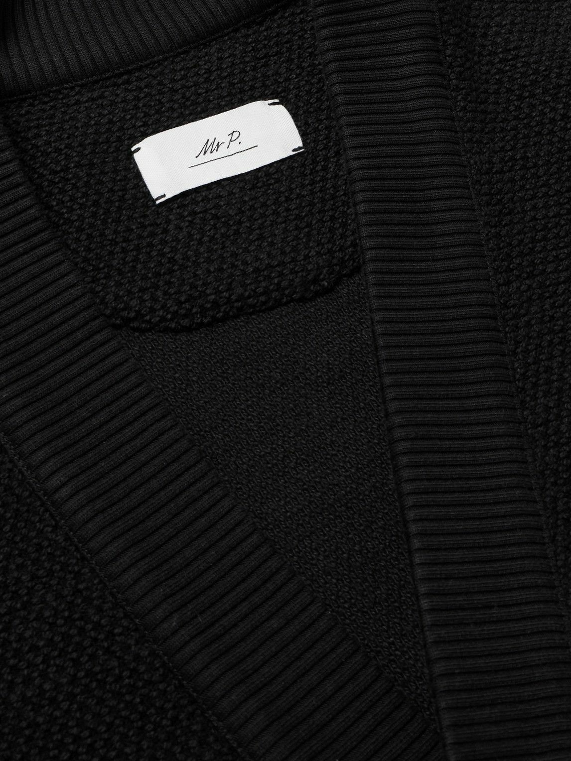 Mr P. - Cotton Cardigan - Black