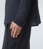 Giorgio Armani Seersucker polo shirt