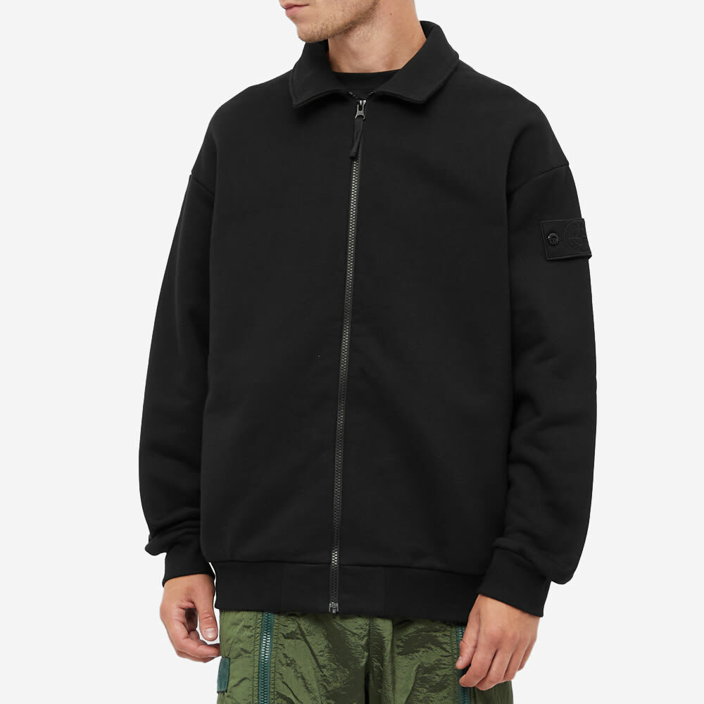 Stone Island Men's Ghost Jersey Jacket in Black Stone Island