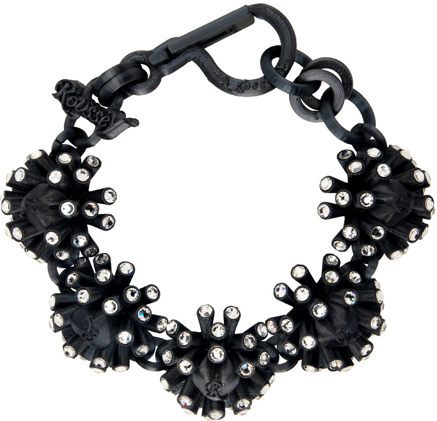 Roussey SSENSE Exclusive Black 3D-Printed Date Choker