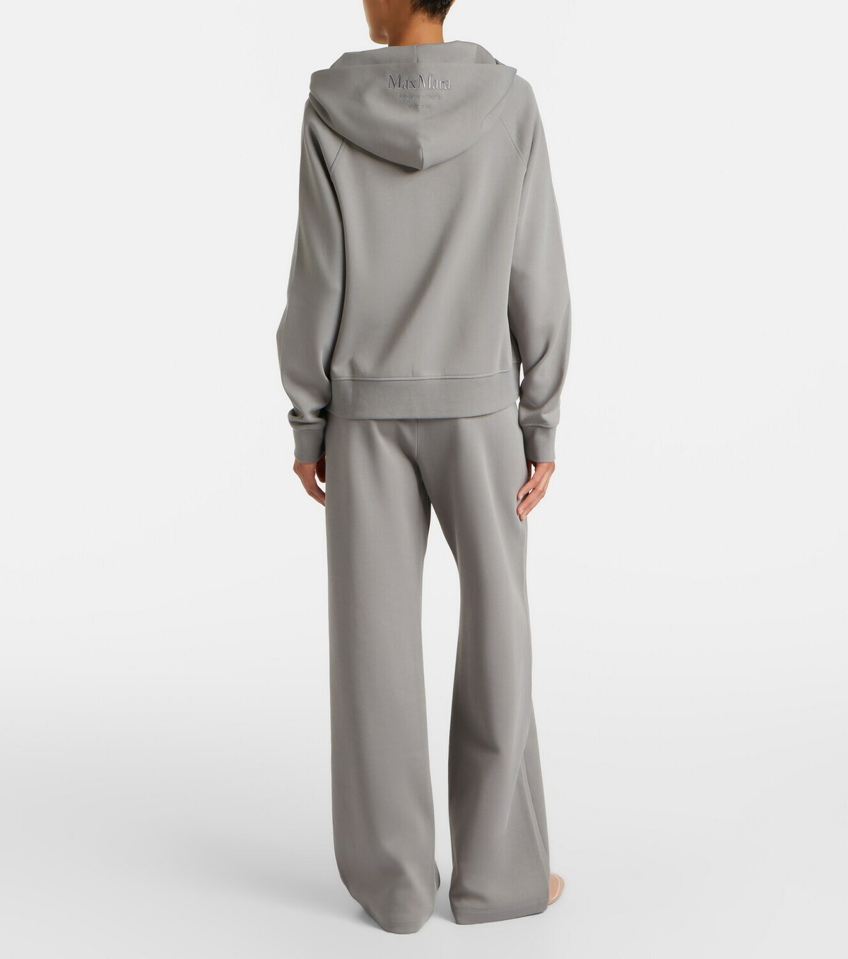 'S Max Mara Cotton-blend wide-leg sweatpants