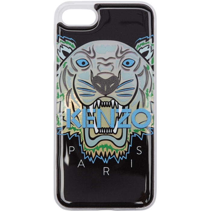 Photo: Kenzo Black and Blue Limited Edition Northern Lights Tiger iPhone 7 Case