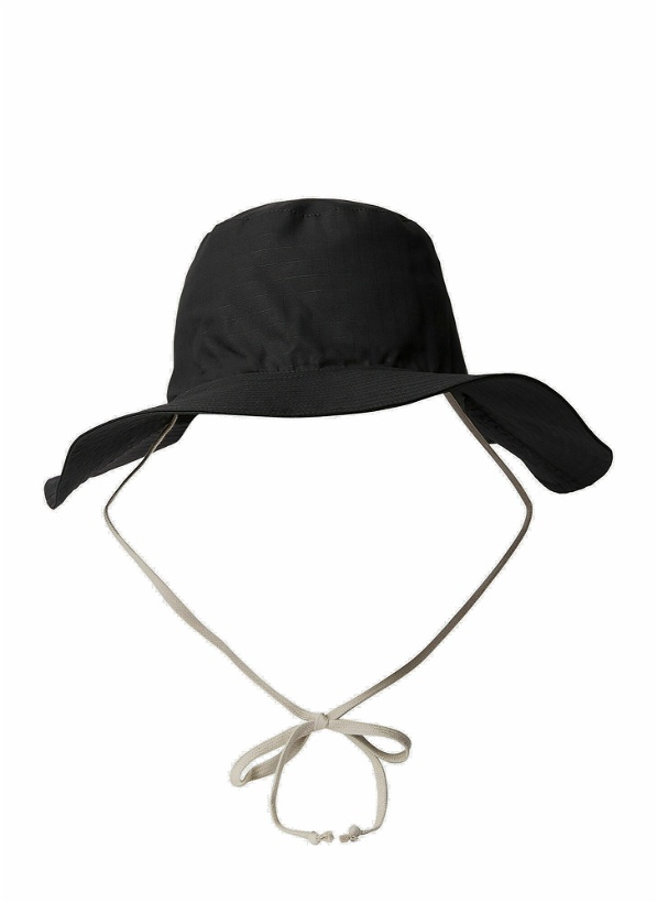 Photo: Rick Owens DRKSHDW - Wide Brim Hat in Black
