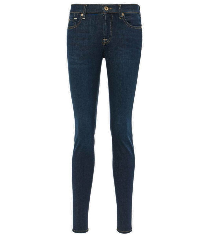 Photo: 7 For All Mankind The Skinny mid-rise skinny jeans