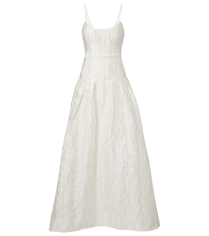Photo: Rebecca Vallance Bridal Vanilla Dreams satin corset gown