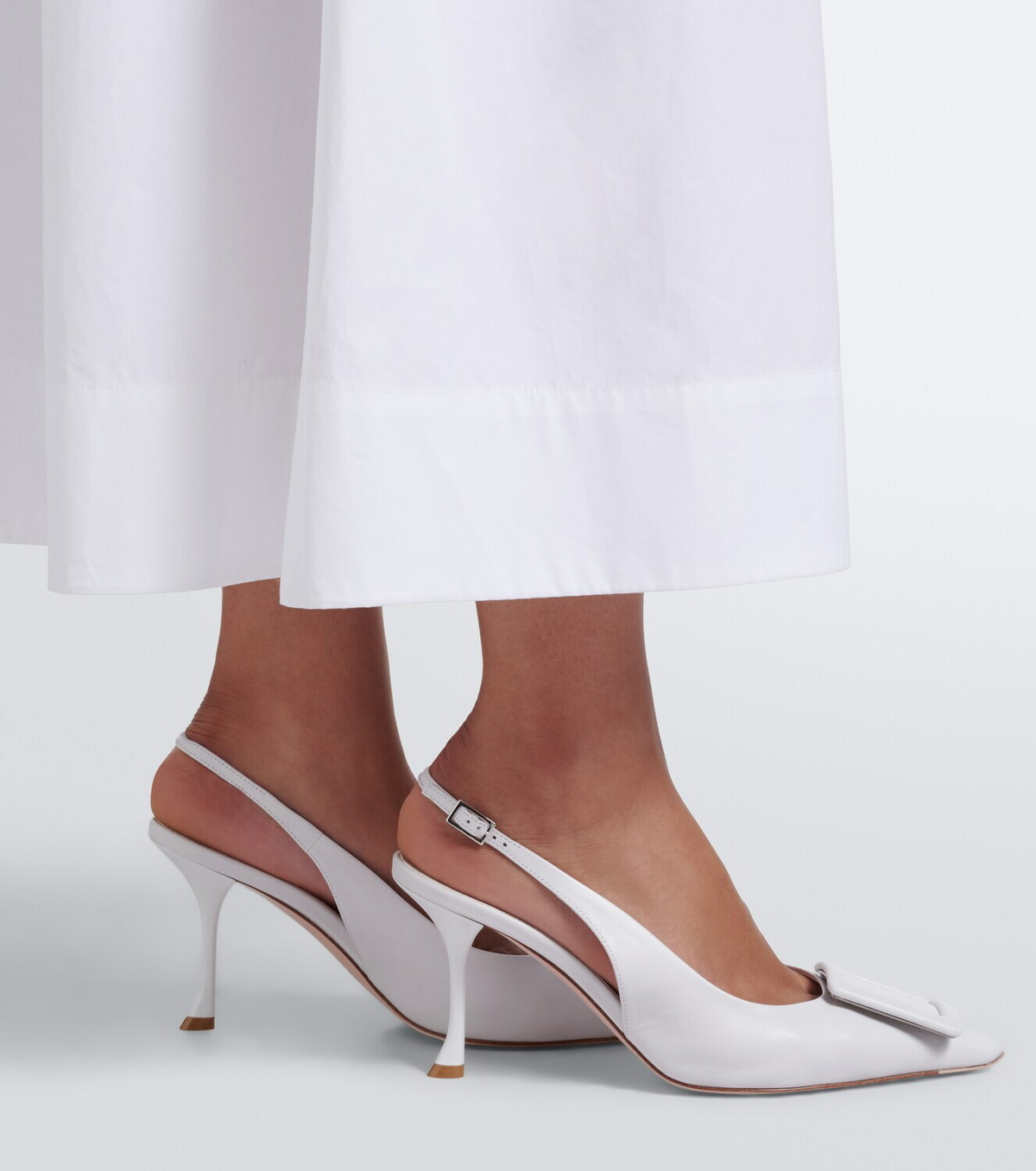 Roger Vivier Viv' In The City leather slingback pumps