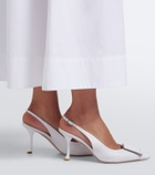 Roger Vivier Viv' In The City leather slingback pumps