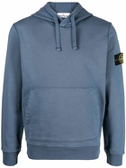 STONE ISLAND - Logo Cotton Hoodie