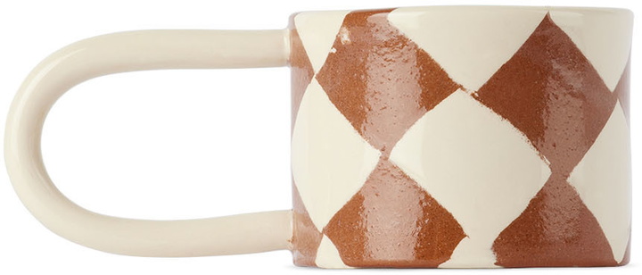 Photo: Henry Holland Studio Brown & White Check Loop Mug