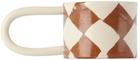 Henry Holland Studio Brown & White Check Loop Mug