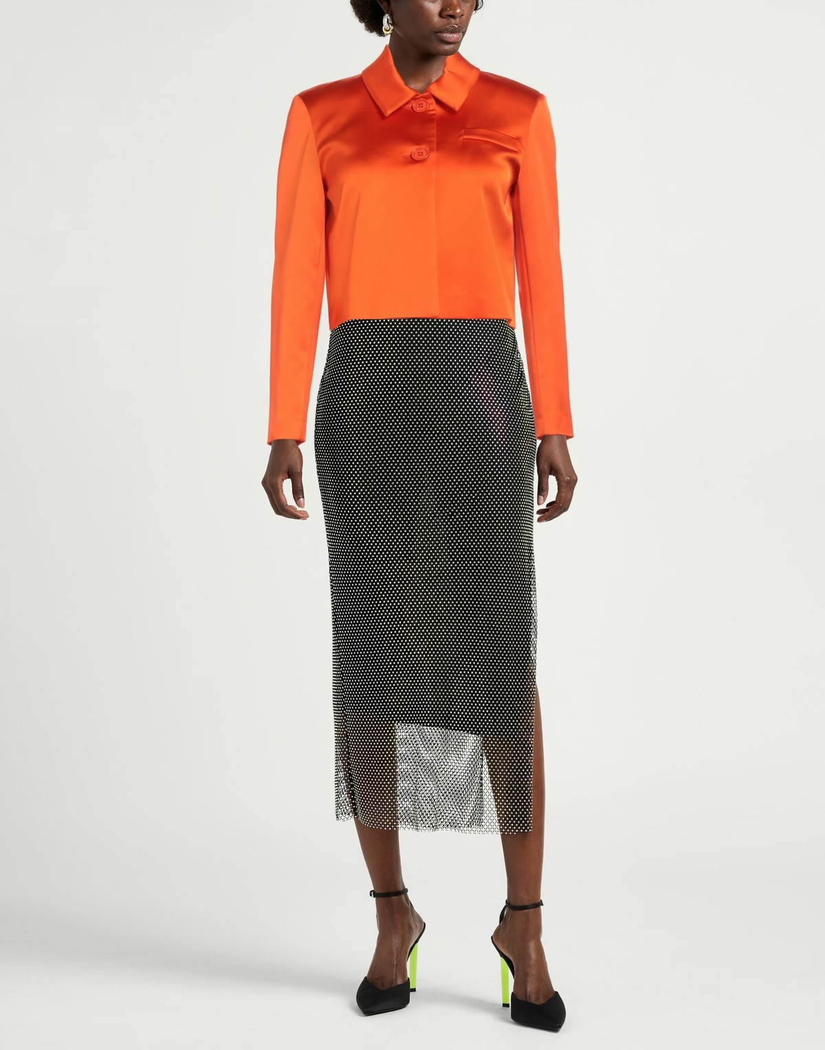 Semicouture Womens Jacket in Orange